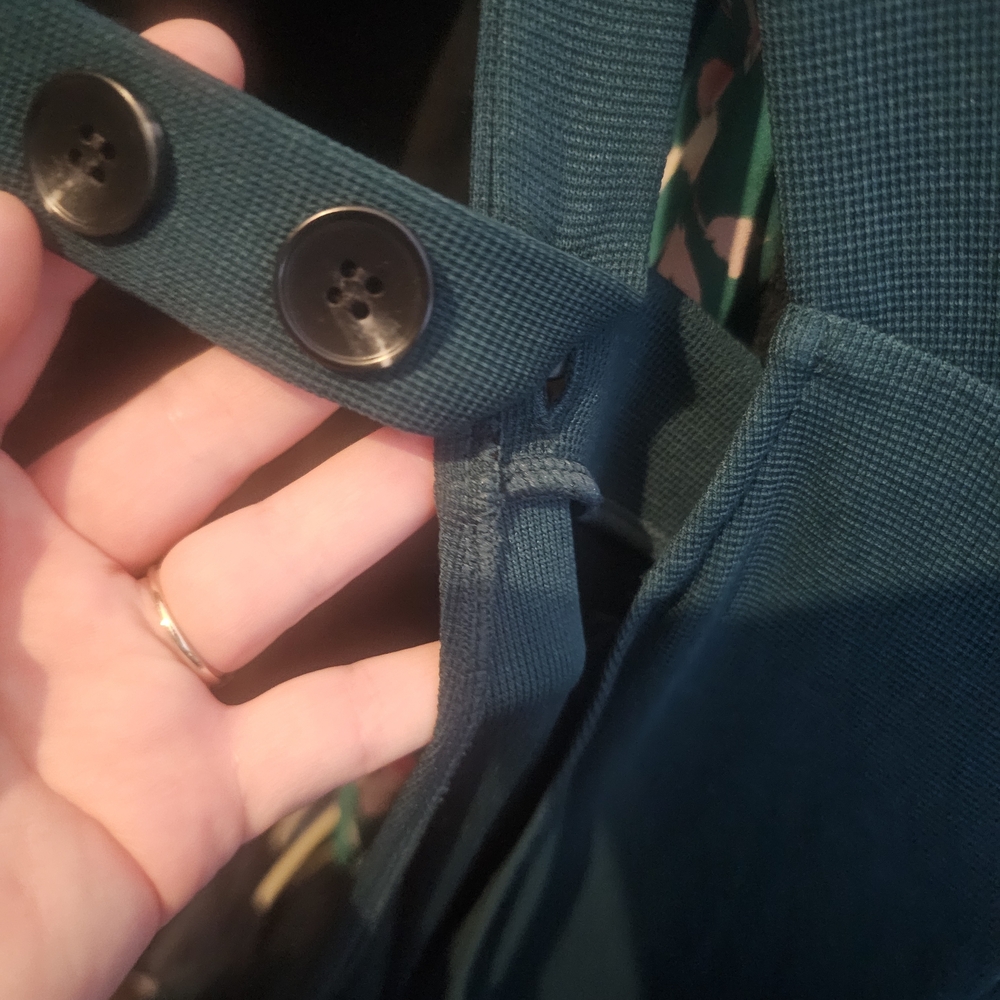 HALARA Deep Teal Pinafore Jumper - Picture 6 of 6